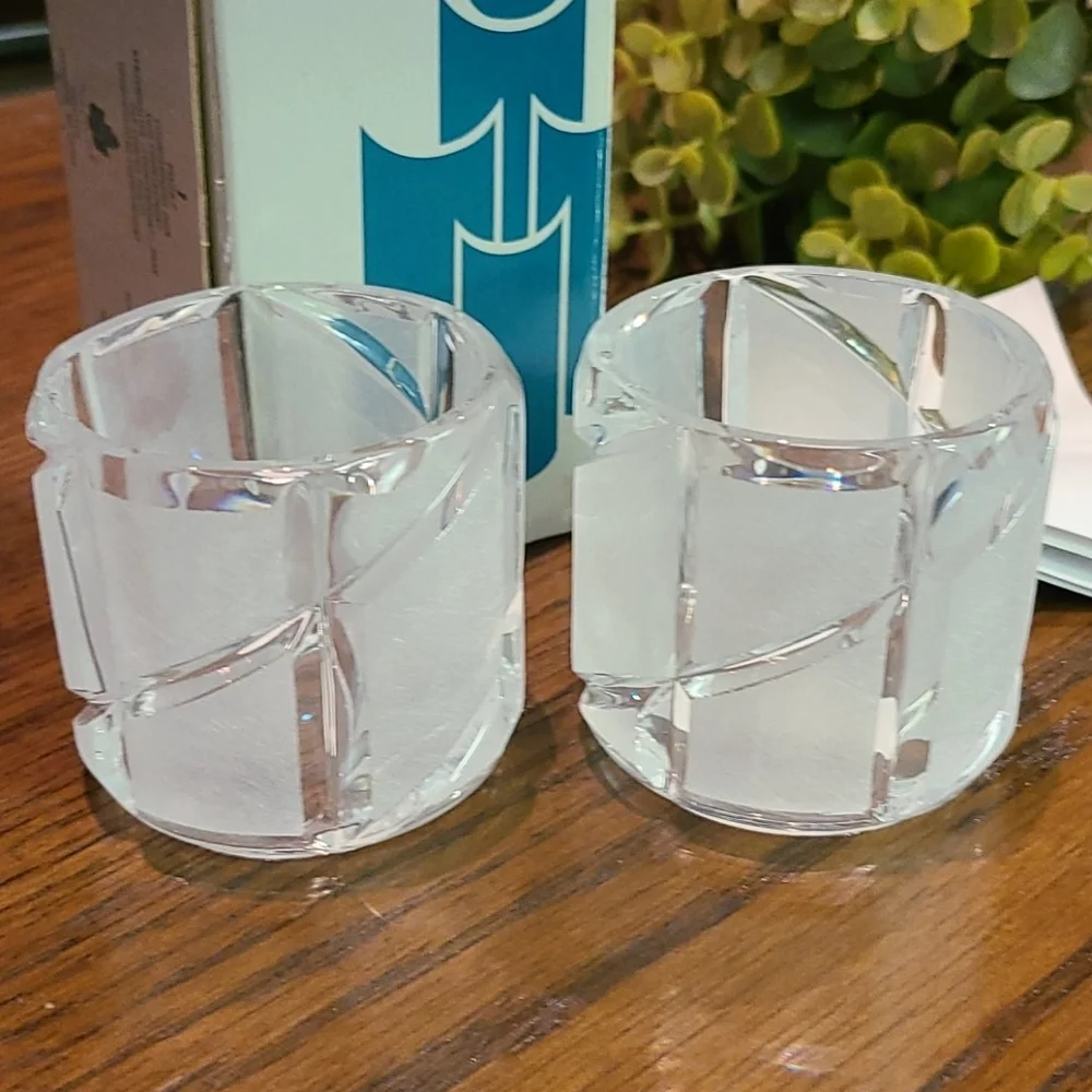 Partylite NIB Counterpoint Pair Votive Candle Holders - Picture 2 of 11